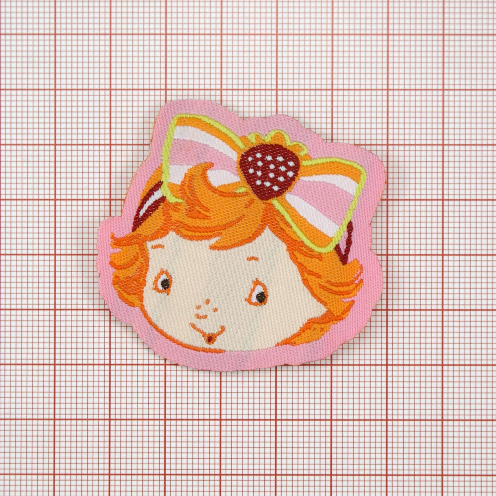 Нашивка тканевая Девочка 50х50мм /atkisatin/, шт. Нашивка Детская