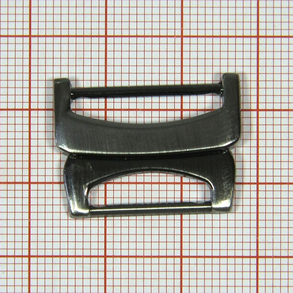 Перетяжка метал 60132 20мм, 15мм SILVER . Перетяжка металл