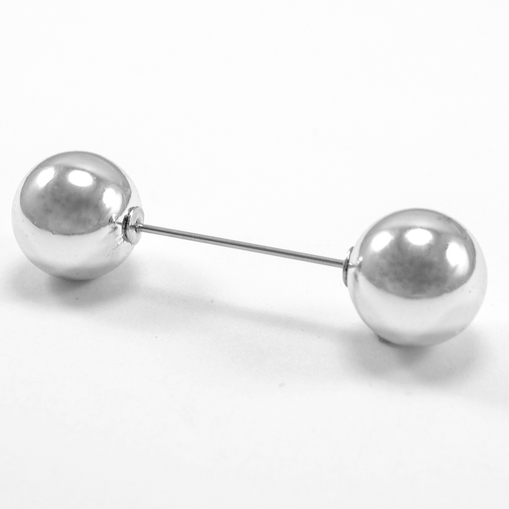 Булавка 2 шара 5,9см, D 1,6см никель, шт. Булавки