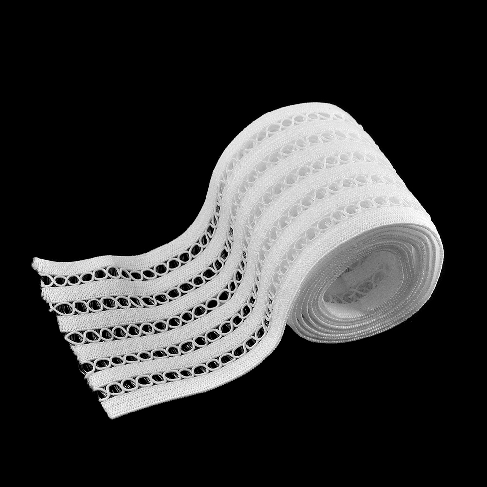 Резинка Восьмерки, 5см, белый, ярд. Резинка