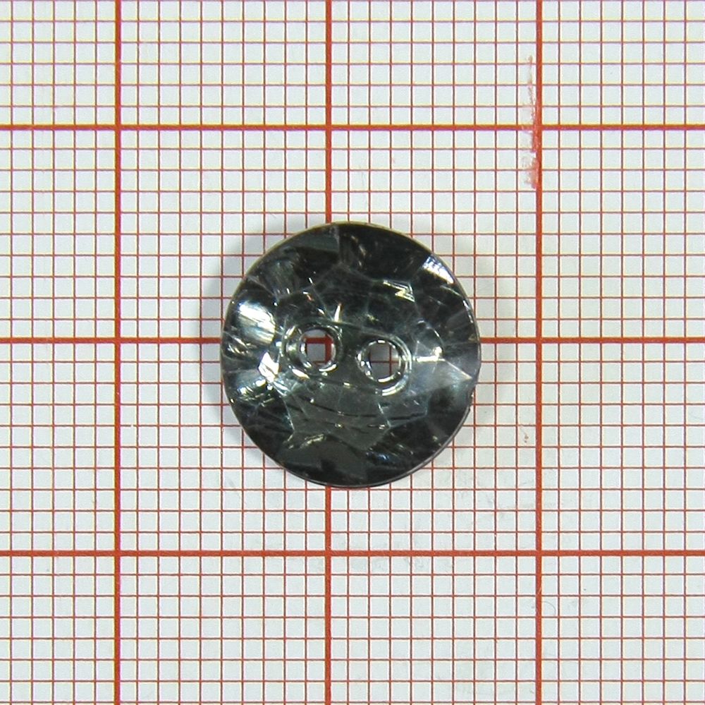 Пуговица Кристалл 2985 13мм светлый хаки,  круглая, шт. Пуговица Акрил, Кристалл