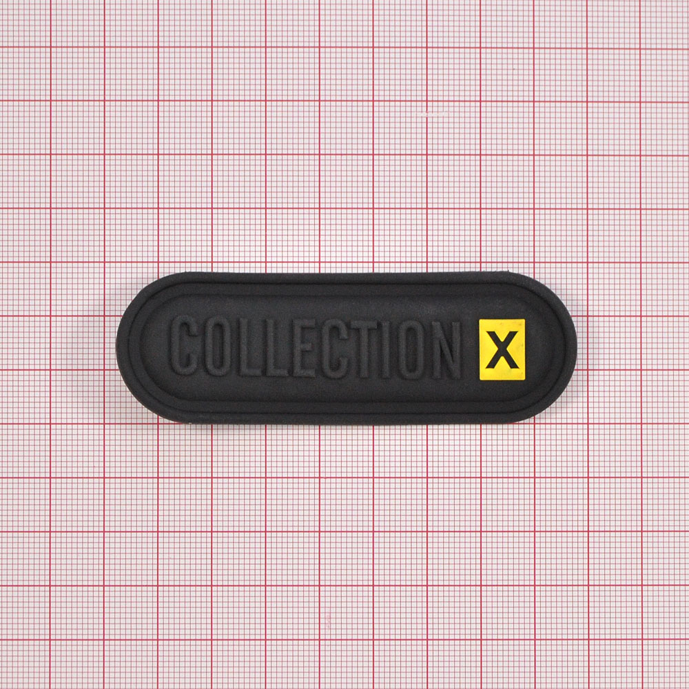 Лейба резиновая Collection Х 8,5*2,8см, черный, желтый, шт. Лейба Резина