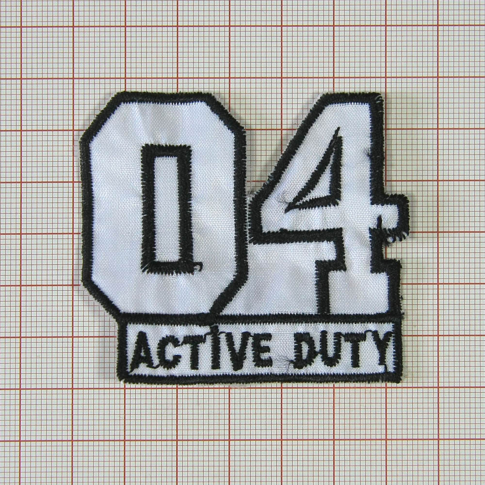 Нашивка 04 active duty. Шеврон Нашивка