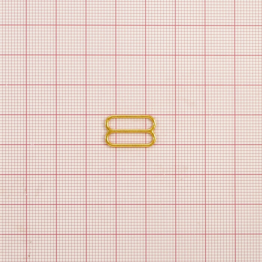Перетяжка бельевая металл А815 GOLD 15*7,8мм (внутр.), 17,1*10,8мм (внешн.), 1т.шт, уп. Перетяжка бельевая