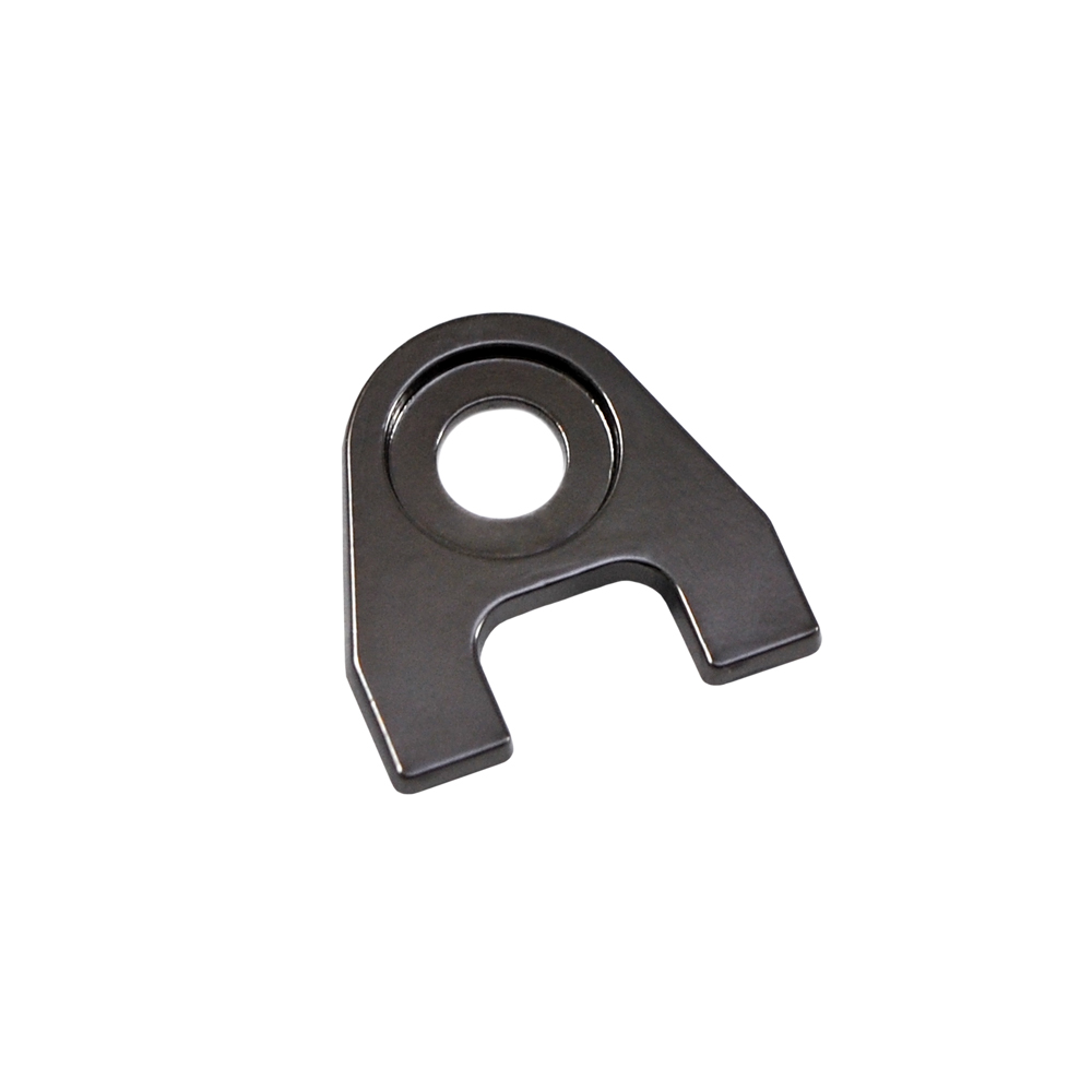 Петля обувная металл, 20,5*20,8*3,4мм, никель блек, шт. Петля обувная