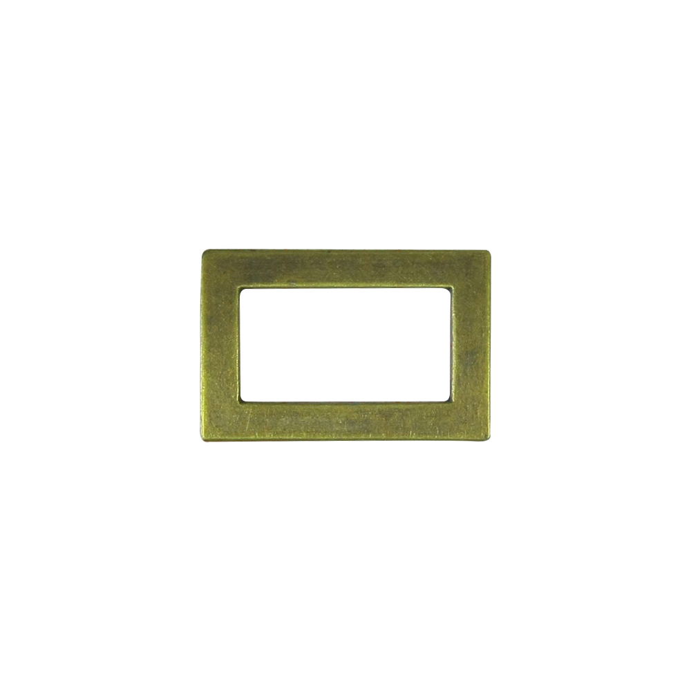 Рамка металлическая 6009 18*9мм ANTIK brass . Перетяжка металл Рамка