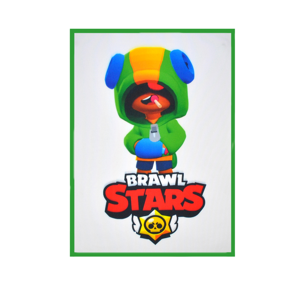 Нашивка, Brawl Stars (Leon) 17,5*23,5см, дайвинг, сублимация, лазер, шт. Нашивка