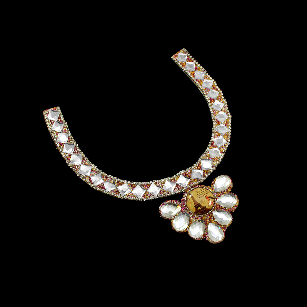 Воротник Париж камни кристалл, шт. Воротники