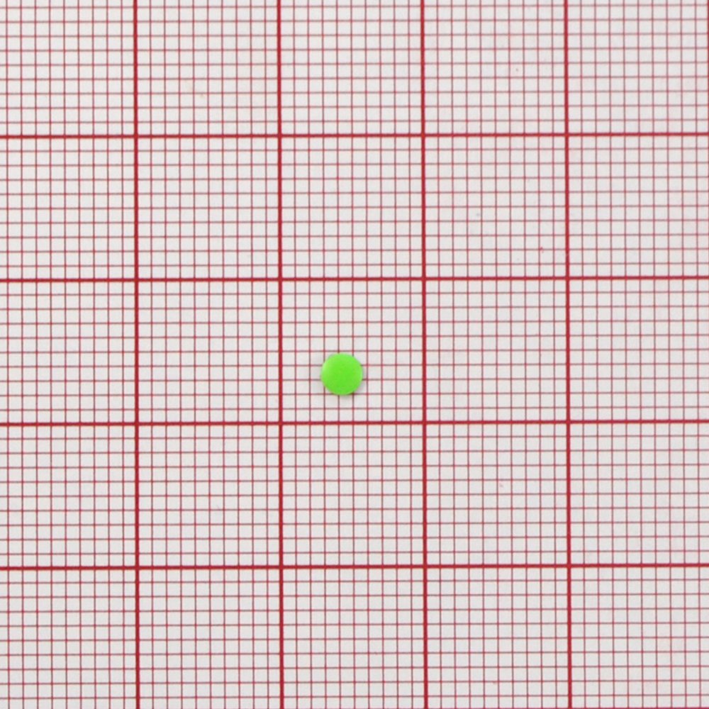 Стразы неон клеев. круг 3мм зеленый (acid lt.green)  72тыс.шт; уп. Стразы клеевые флуоресцентные
