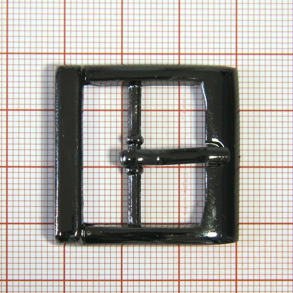 Пряжка металл 5001 квадрат 2,5см BLACK NIKEL . Пряжка