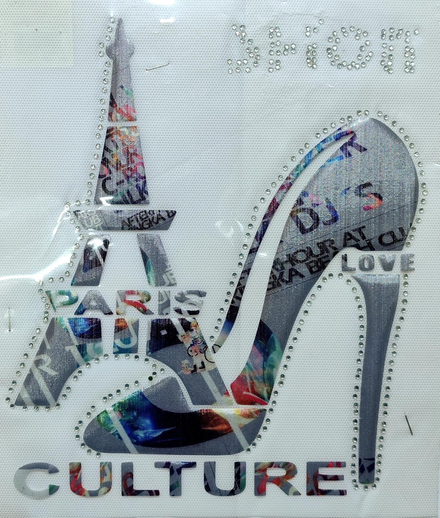 Термоаппликация Эйфелева Башня, шт. Термопереводки Надписи