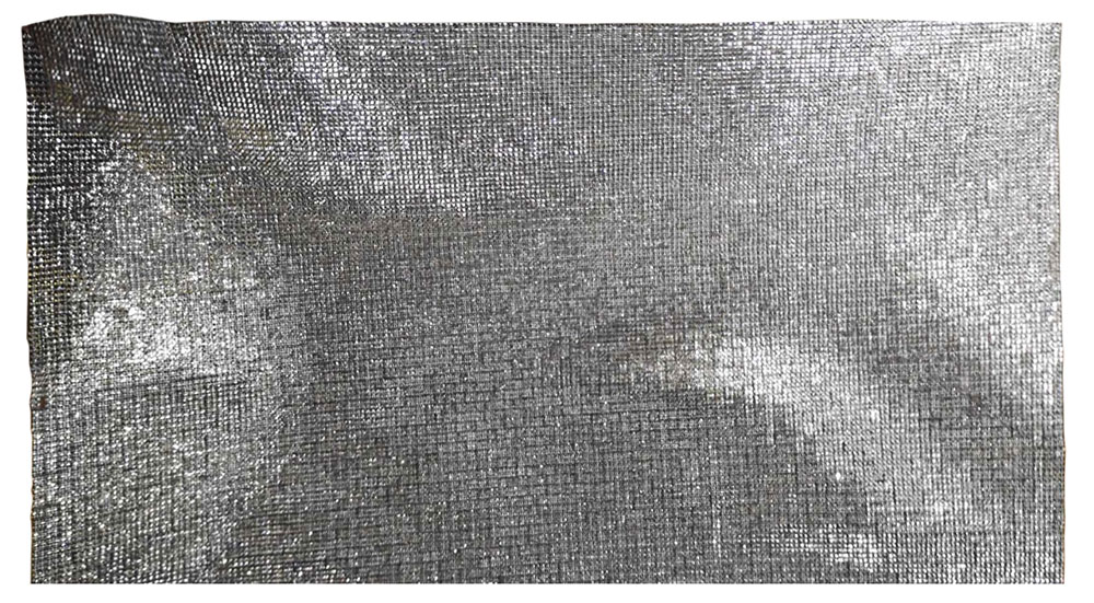 Стразы полотно клеевое 24*40см серебряный хематит камни (1,9мм), 1лист. Полотна из страз
