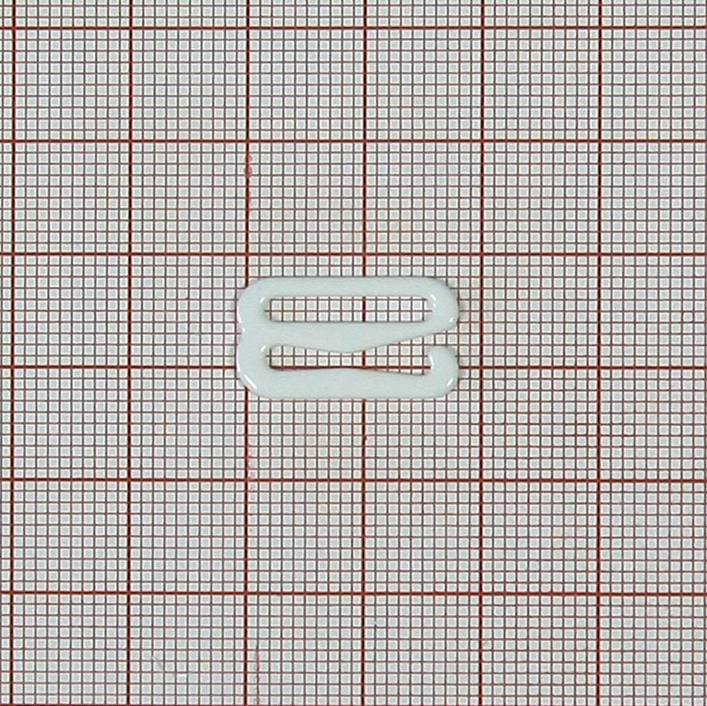 Крючок бельевой металл А915 белый 14*6мм (внутр.), 18,7*10,7мм (внешн.), 1т.шт, уп. Крючок бельевой