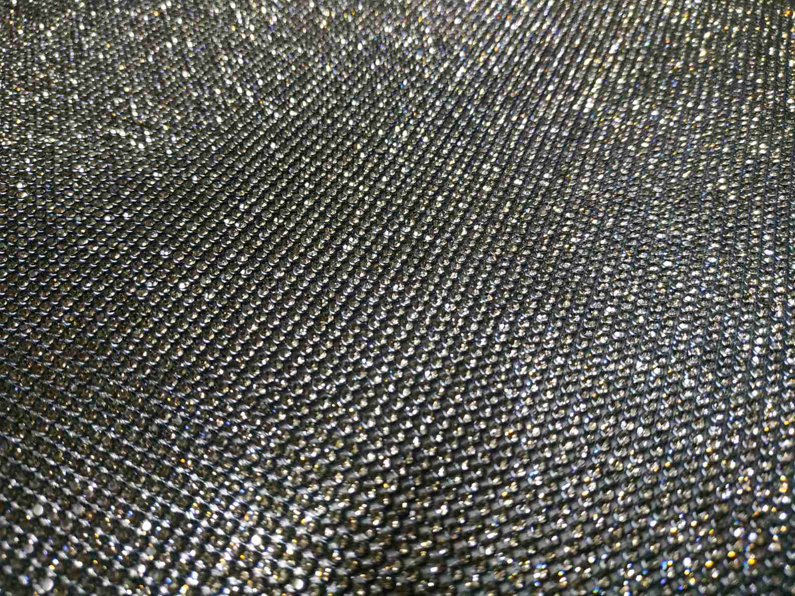 Клеевое полотно, 33*120см, камень 2мм, черная основа, никель, камни black diamond, шт. Полотна из страз