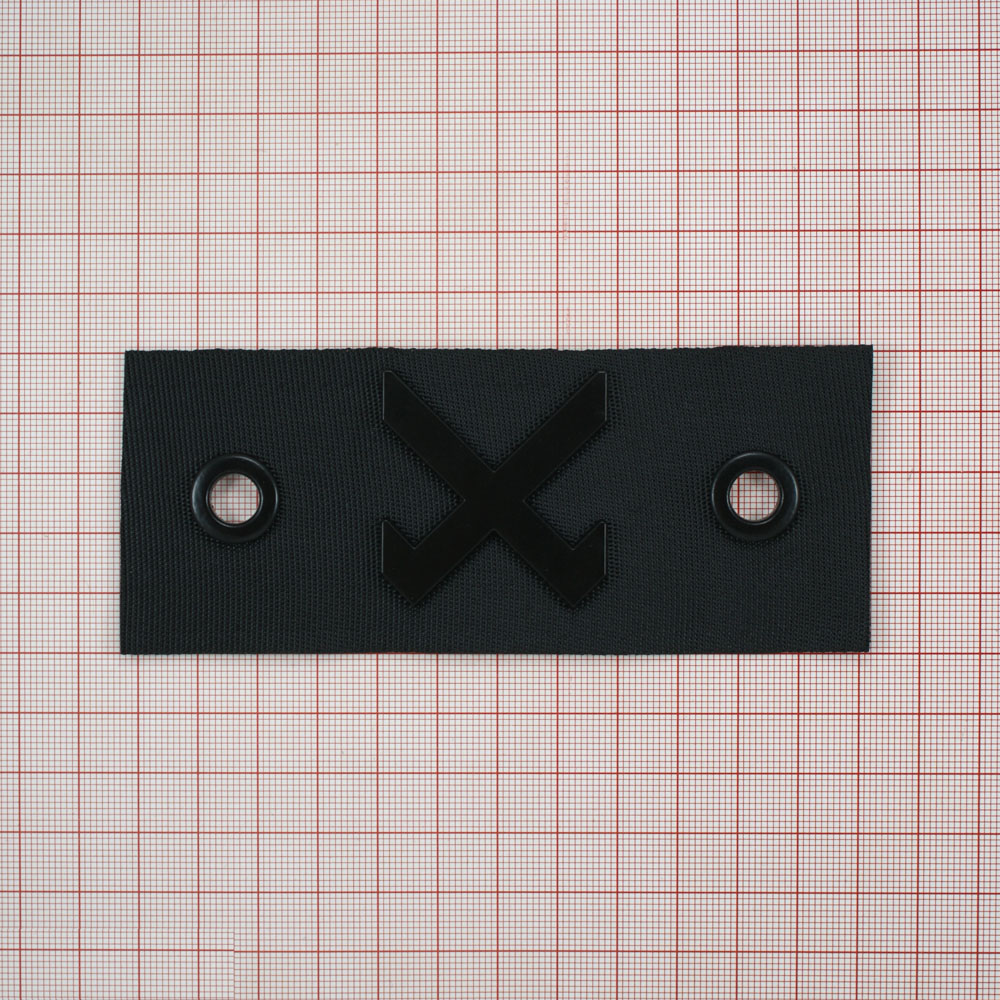 Лейба ткань, металл Х 5,2*12см черный, шт. Лейба Ткань