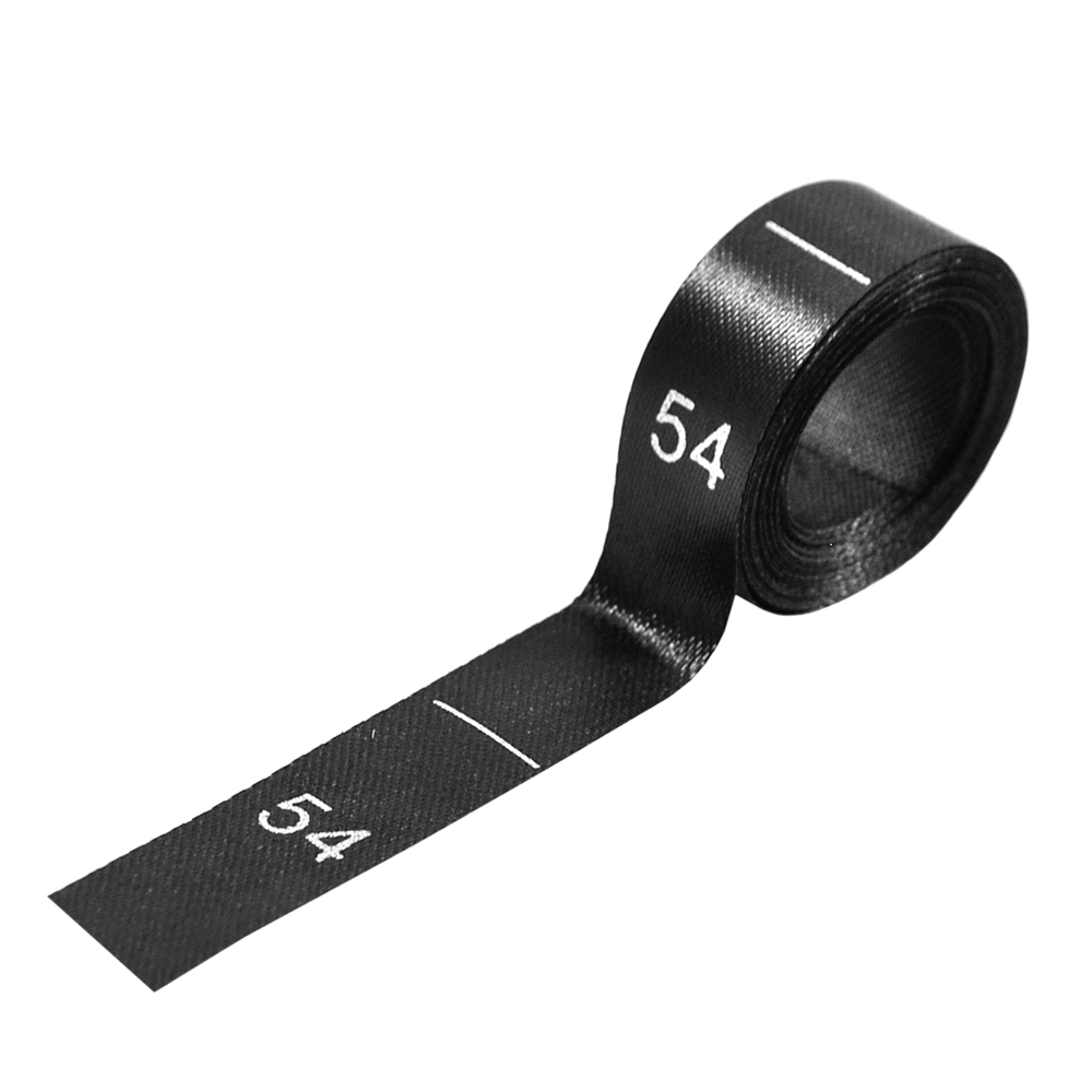 Размерник нейлон черный  54 /1250шт/, 50м. Размерник накатанный нейлон