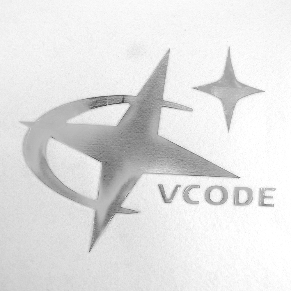 Термоаппликация Звезды vcode, 16.7*13.7см, серебро, шт. Термопереводки Резиновые, Термопленка