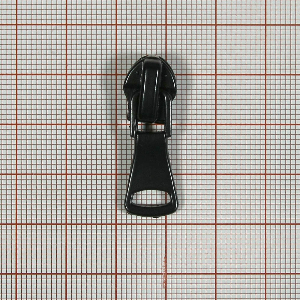 Бегунок для Змейки нейлон №7 черный 32*11мм, шт. Бегунок