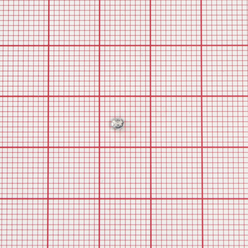 Стразы стеклянные клеевые SS-10 2,5мм, белые, 57,6тыс.шт., уп. Стразы стекло до 1000-50 гросс