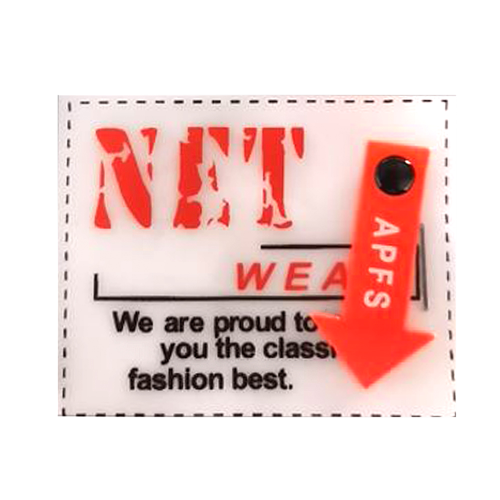 Лейба клеенка NET 6*5см, черный, красный, белый, шт. Лейба Клеенка