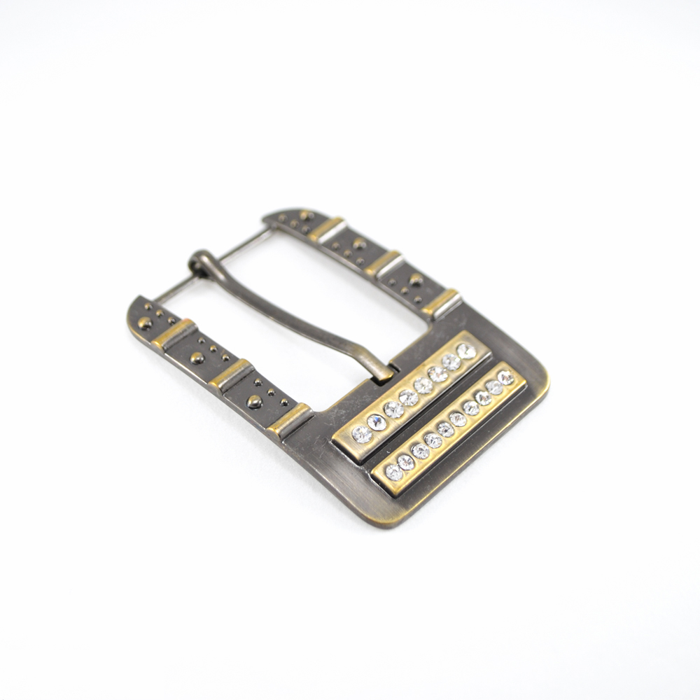 Пряжка металл A9347 31мм ANTIK brass brush . Пряжка