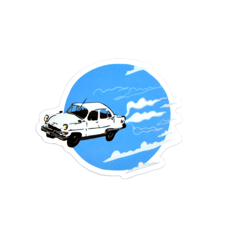 Термоаппликация Летучая Волга 5,7*7см, черный, белый, голубой, шт. Термоаппликации Накатанный рисунок