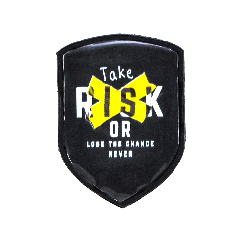 Лейба клеенка Take RISK 4*5,5см, белый, черный, желтый, шт. Лейба Клеенка