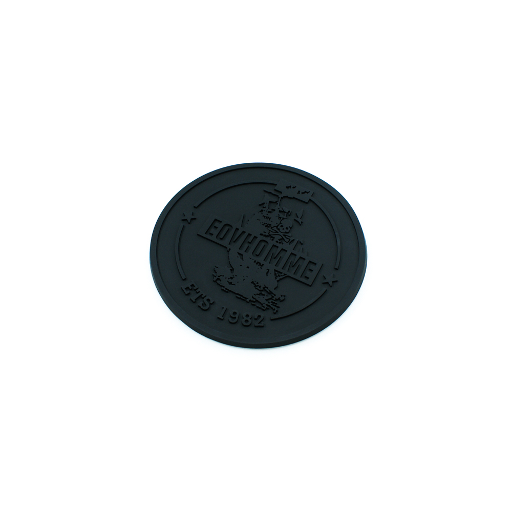 Лейба резиновая Eovhomme Карта круг черная 9,5см . Лейба Резина