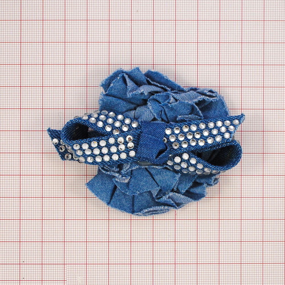 Аппликация декор джинс, ленточка-украшение металл. Аппликация Декор