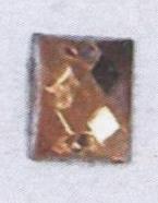 Стразы Д пришивн. прямоуг 8*10мм св-оранж 4, 1тыс.шт. Стразы пришивные