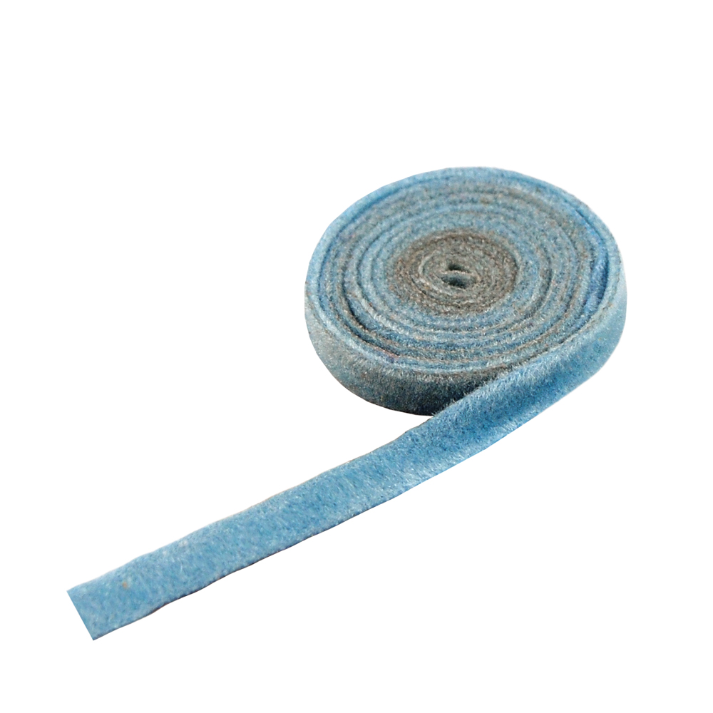 Тесьма нубук. №15, голубая. Тесьма Нубук