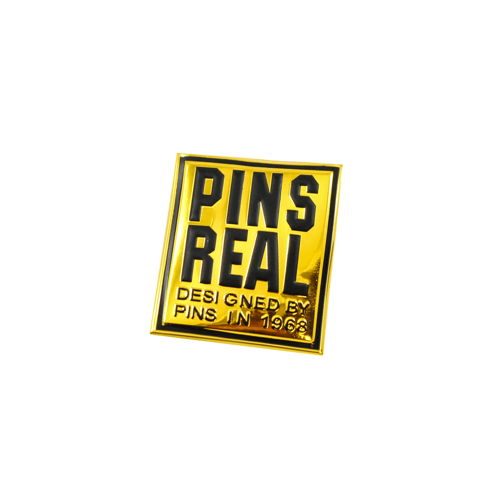 Лейба пластик PINS REAL 4*3.5см золото, черный. Лейба кожзам, нубук
