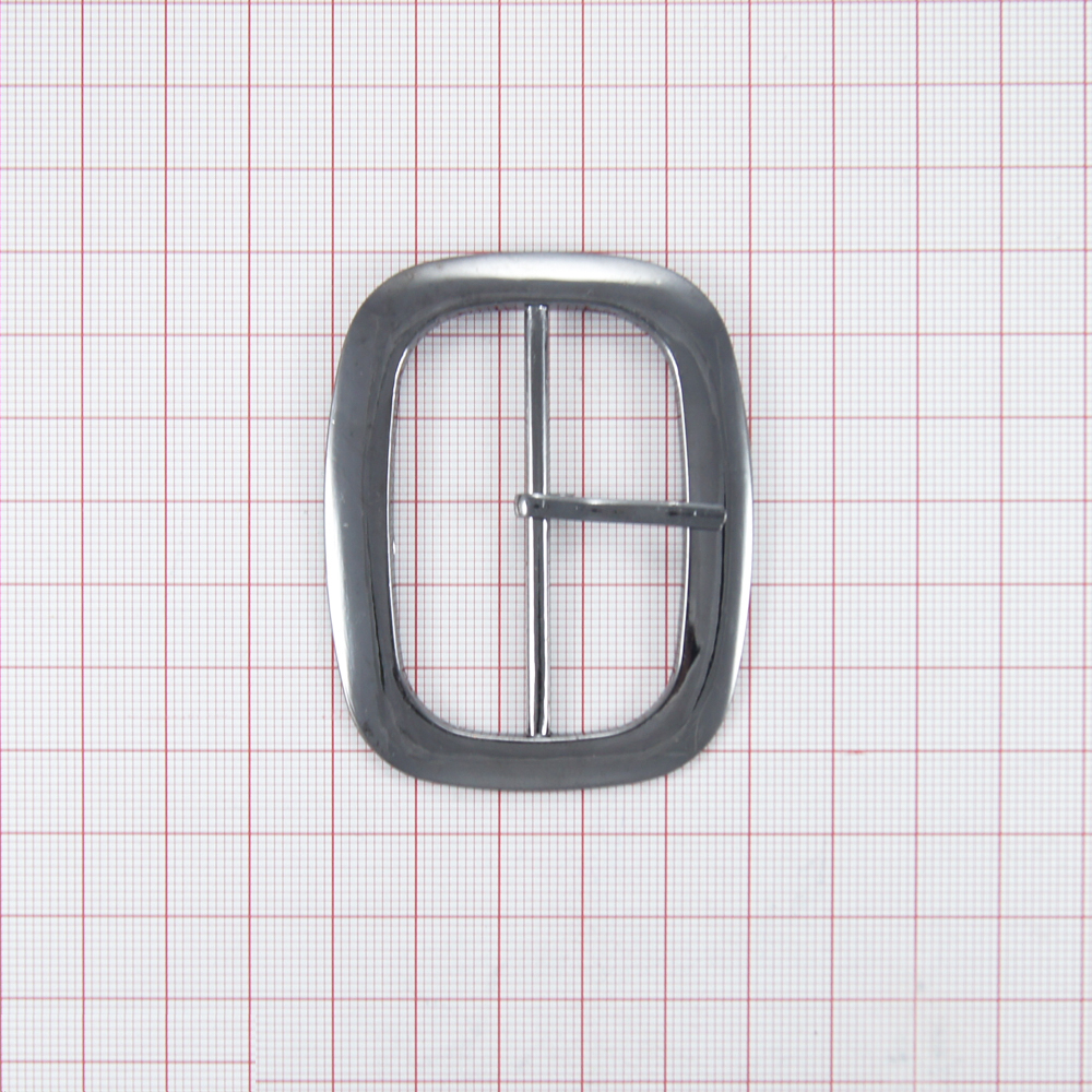 Пряжка металл 4776 без углов BLACK NIKEL 5см . Пряжка