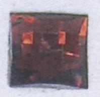 Стразы Д пришивн. квадрат 14*14мм темн-красн 17, 1тыс.шт. Стразы пришивные