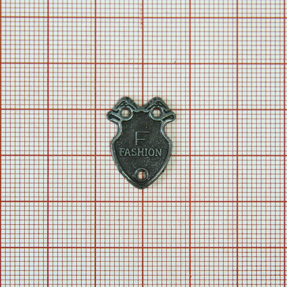 Лейба металл F Fashion Бронь BN. Лейба Металл