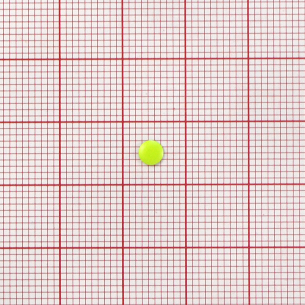 Стразы неон клеев. круг 4мм желтый (acid yellow)  28,8тыс.шт; уп. Стразы клеевые флуоресцентные