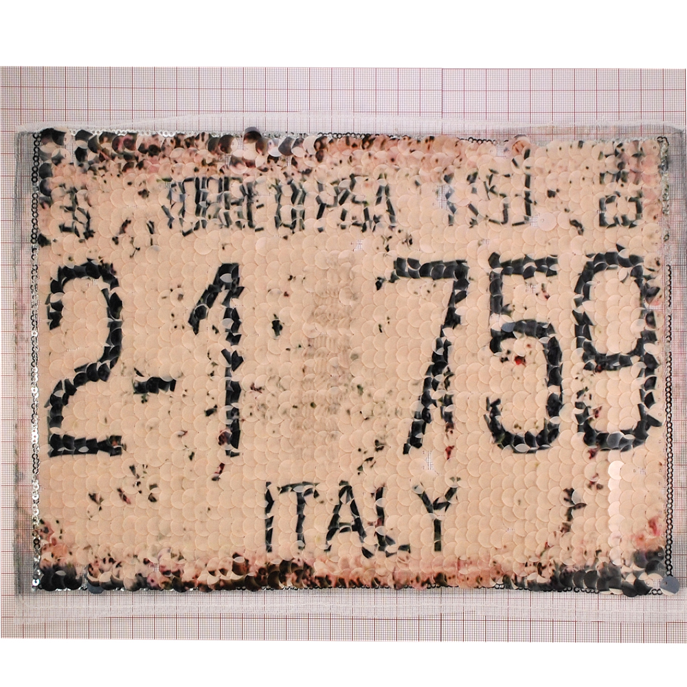 Аппликация пришивная пайетки ITALI 2-1 759 20*30см светло-бежевый, коричневый, шт. Аппликации Пришивные Пайетки