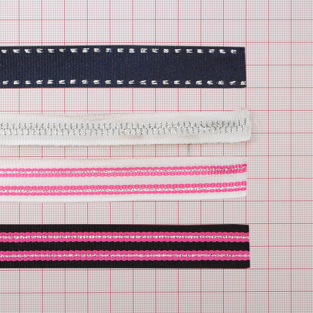 Экистрафор цветной 50м. Тесьма Разное