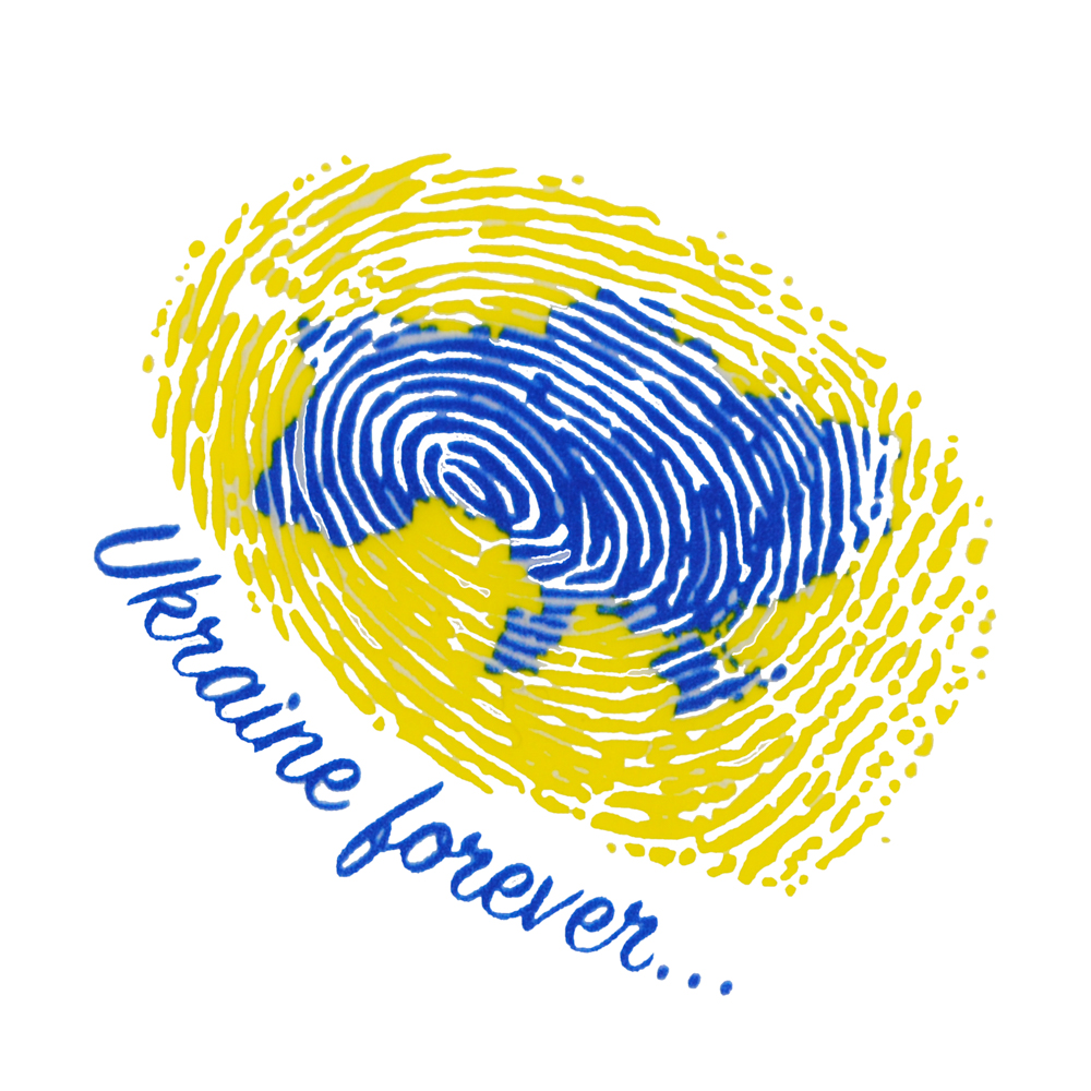 Термотрансфер DTF, Отпечаток Ukraine, 6*5,5см, шт. Термотрансфер