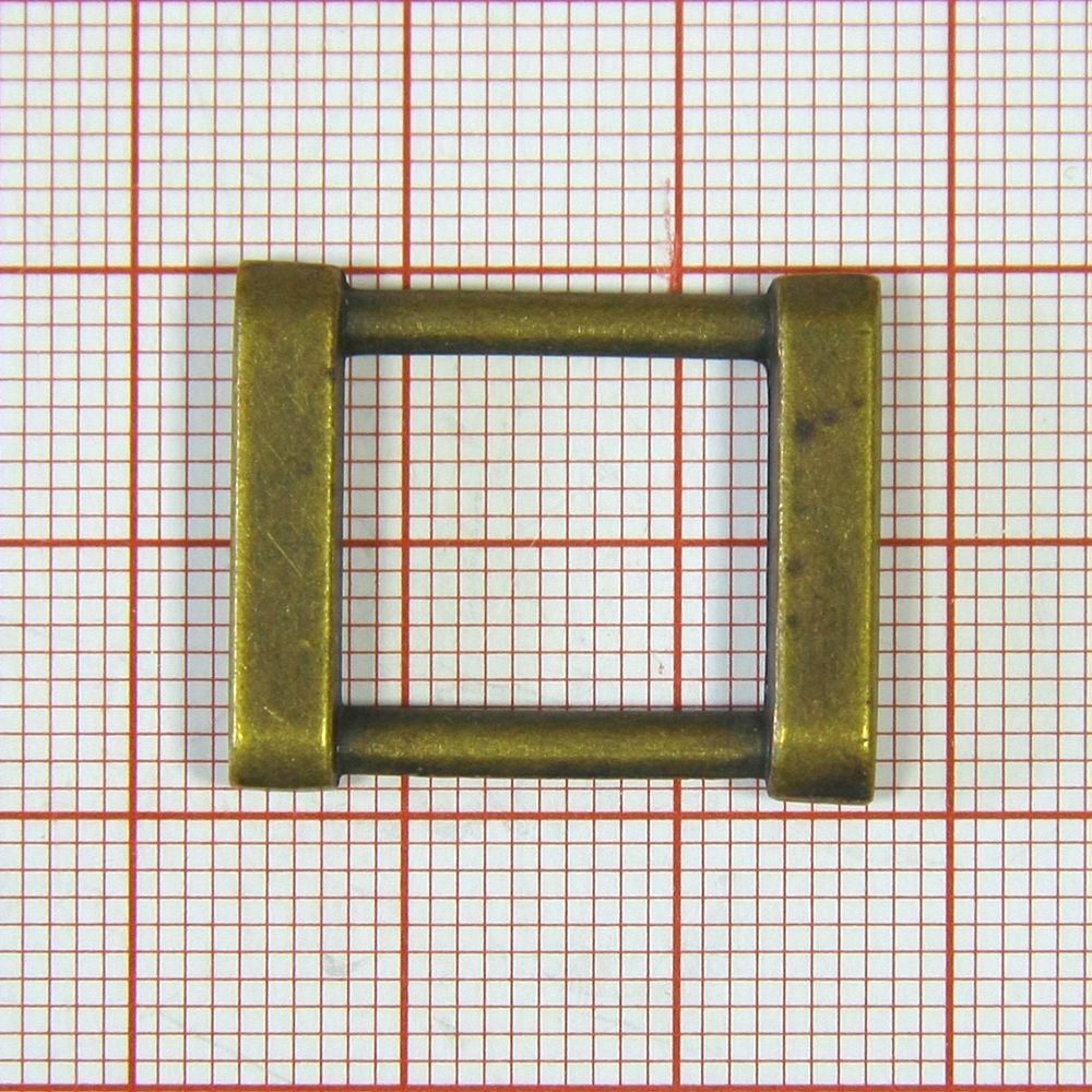 Перетяжка металлическая 1320 15мм рамка ANTIK brass . Пряжка, перетяжка