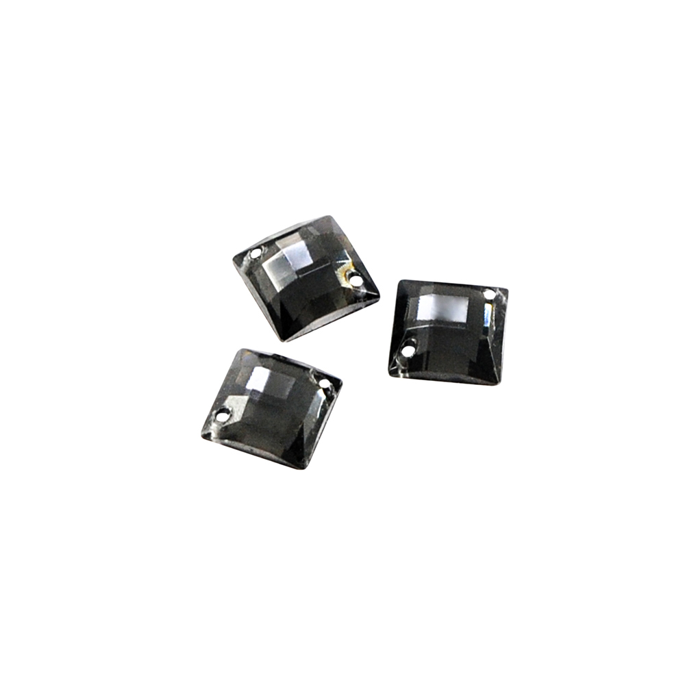 Стразы Д пришивн. квадрат 8*8мм серый 6, 1тыс.шт. Стразы пришивные