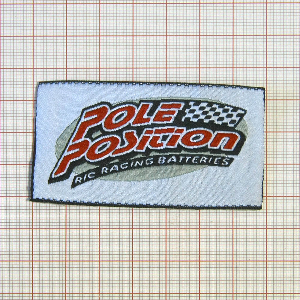 Нашивка Pole Position, 7*3,7см. Шеврон Нашивка