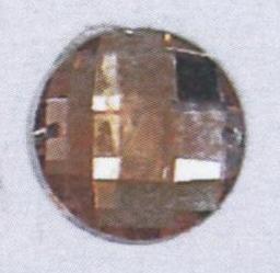 Стразы Д пришивн. круг 18мм св-оранж 4, 1тыс.шт. Стразы пришивные