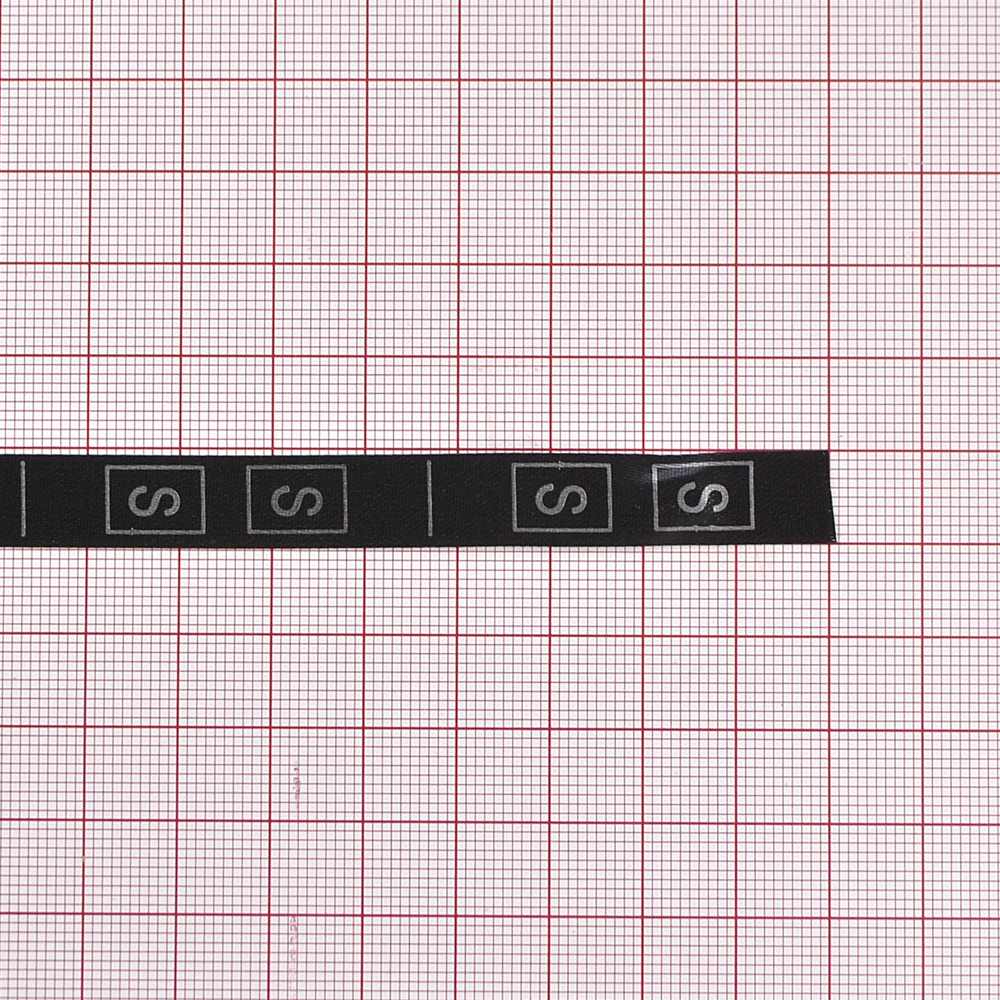 Размерник нейлон черный  S /1250шт/, 50м. Размерник накатанный нейлон