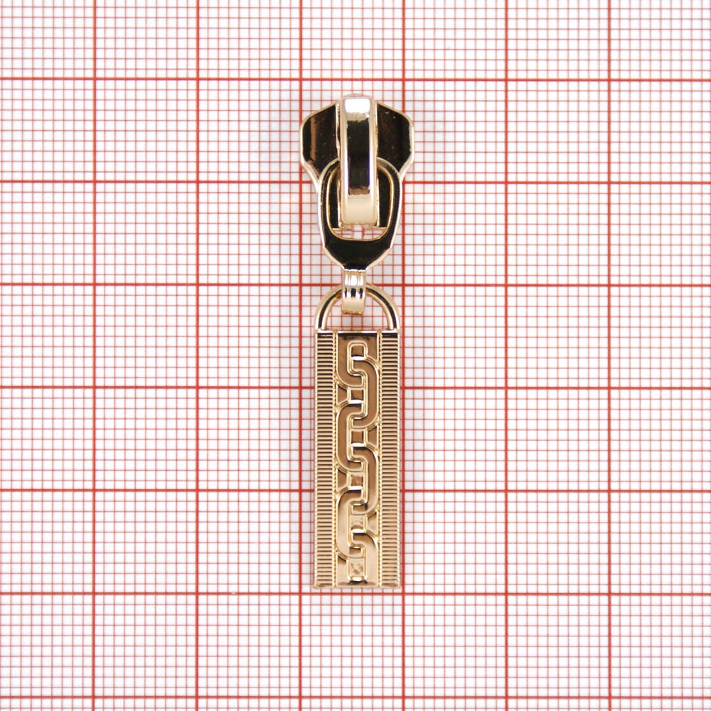 Бегунок металл  №5 Цепь Gold, 29*8мм, шт. Бегунок