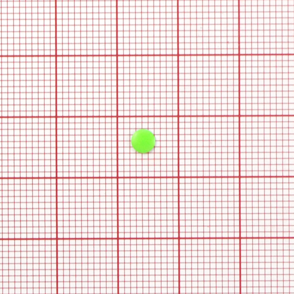 Стразы неон клеев. круг 4мм зеленый (acid lt.green)  28,8тыс.шт; уп. Стразы клеевые флуоресцентные