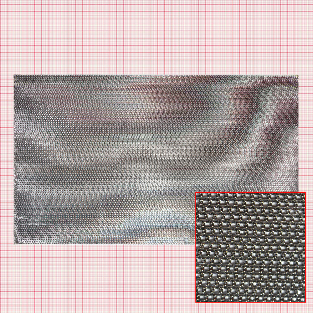 Цепь полотно клеевое 24*40см GRAY, 1лист. Полотна из страз