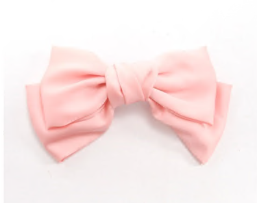 Аппликация тканевая пришивная Бант, 20*10см, розовый, шт. Аппликации Пришивные Цветы Банты