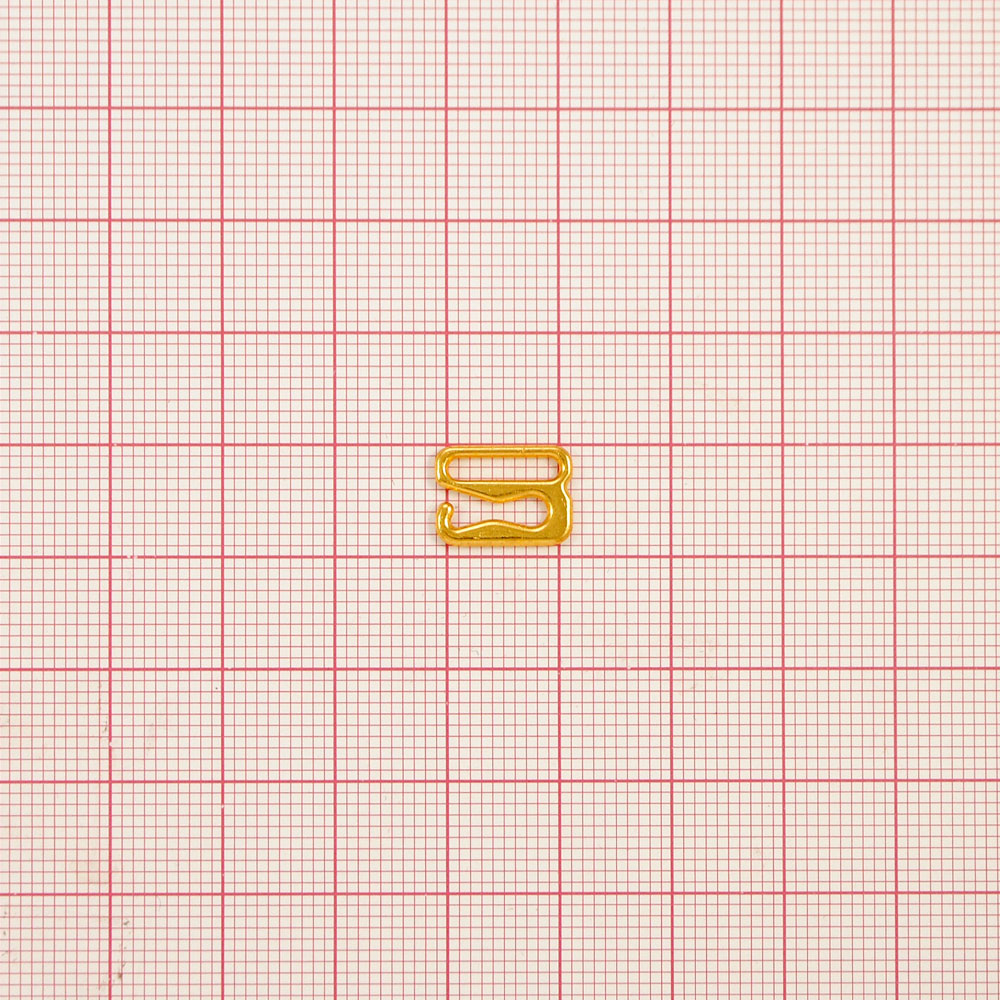 Крючок бельевой металл А910 GOLD 10*5мм(внутр.) 12,4*9,0мм (внешн.), 1т.шт, уп. Крючок бельевой