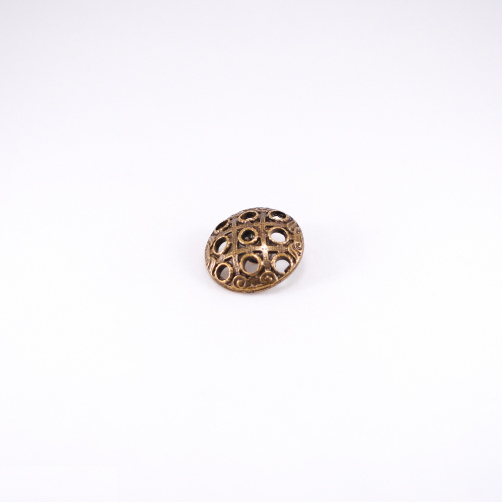 Пуговица AD-36-44 ant 25мм. Пуговица металлическая